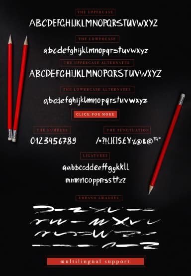 Urbano Font by Red Ink — Script Handwritten Font — thumbnail 4