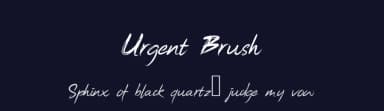 Urgent Brush by selawetype — Script Handwritten Font — thumbnail 2