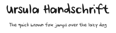 Ursula Handschrift by Letters + Numbers — Script Handwritten Font — thumbnail 1