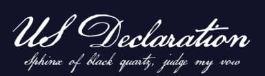 US Declaration by Tomasz Skowroński — Script Handwritten Font — thumbnail 2