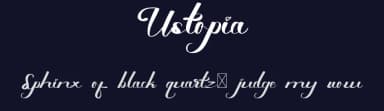Ustopia by RaisProject — Script Handwritten Font — thumbnail 2