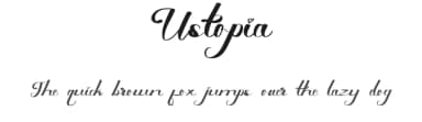 Ustopia by RaisProject — Script Handwritten Font — thumbnail 1