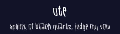 Ute by Michael Schinköthe — Script Handwritten Font — thumbnail 2