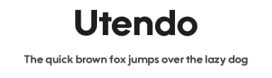 Utendo by LyonsType — Sans Serif Font — thumbnail 1