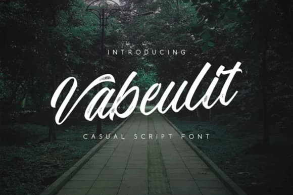 Vabeulit Font by Ahmad Haviy — Script Handwritten Font