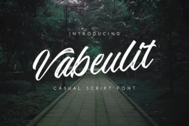 Vabeulit Font by Ahmad Haviy — Script Handwritten Font — thumbnail 1