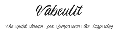 Vabeulit by mad haviy — Script Handwritten Font — thumbnail 1