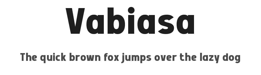 Vabiasa by wepfont.com — Sans Serif Font