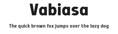 Vabiasa by wepfont.com — Sans Serif Font — thumbnail 1