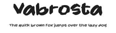 Vabrosta by wepfont.com — Script Handwritten Font — thumbnail 1