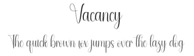 Vacancy by Andi Moz — Script Handwritten Font — thumbnail 1
