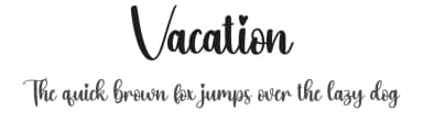Vacation by Scratchones — Script Handwritten Font — thumbnail 1