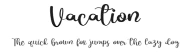 Vacation by Erik Studio — Script Handwritten Font — thumbnail 1