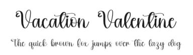 Vacation Valentine by Scratchones — Script Handwritten Font — thumbnail 1