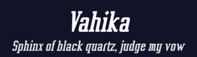 Vahika by Typodermic Fonts — Serif Font — thumbnail 2