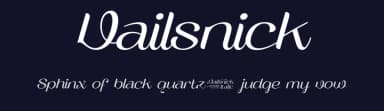 Vailsnick by Vast — Script Handwritten Font — thumbnail 2