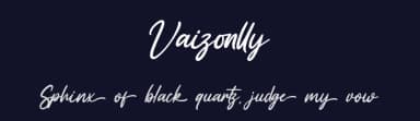 Vaizonlly by StringLabs Creative Studio — Script Handwritten Font — thumbnail 2