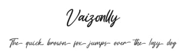 Vaizonlly by StringLabs Creative Studio — Script Handwritten Font — thumbnail 1