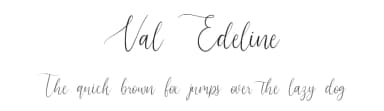 Val Edeline by Allouse Studio — Script Handwritten Font — thumbnail 1