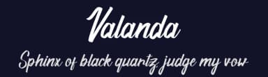 Valanda by Nico Muslib — Script Handwritten Font — thumbnail 2