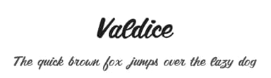 Valdice by Firstype Studio — Script Handwritten Font — thumbnail 1