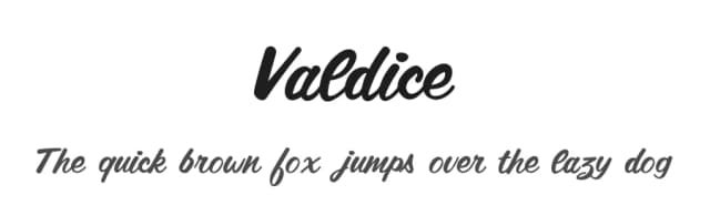 Valdice by Firstype Studio — Script Handwritten Font