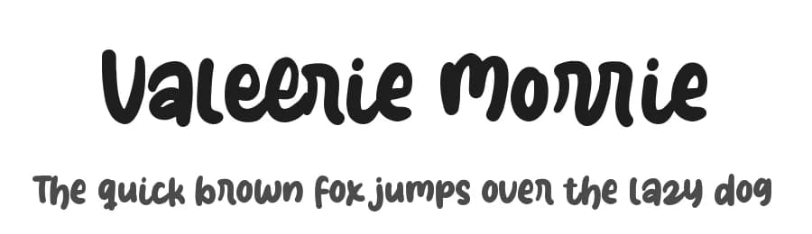 Valeerie Morrie by Colllab Studio — Script Handwritten Font