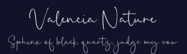 Valencia Nature by Timur Type — Script Handwritten Font — thumbnail 2