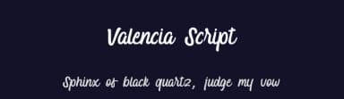 Valencia Script by Emtheen Studio — Script Handwritten Font — thumbnail 2