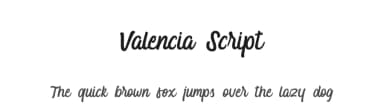 Valencia Script by Emtheen Studio — Script Handwritten Font — thumbnail 1