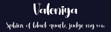 Valeniya by Endri Sulistyawan — Script Handwritten Font — thumbnail 2