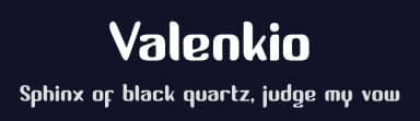 Valenkio by LittleWind Studio — Sans Serif Font — thumbnail 2