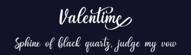 Valentime by Hugefonts — Script Handwritten Font — thumbnail 2