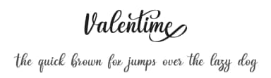 Valentime by Hugefonts — Script Handwritten Font — thumbnail 1