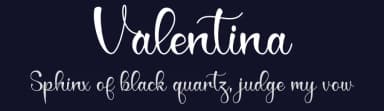 Valentina by Fadlilah Studio — Script Handwritten Font — thumbnail 2