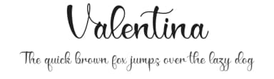 Valentina by Fadlilah Studio — Script Handwritten Font — thumbnail 1