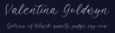 Valentina Goldwyn by Letterena Studios — Script Handwritten Font — thumbnail 2