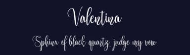 Valentina by Roy Jorse — Script Handwritten Font — thumbnail 2