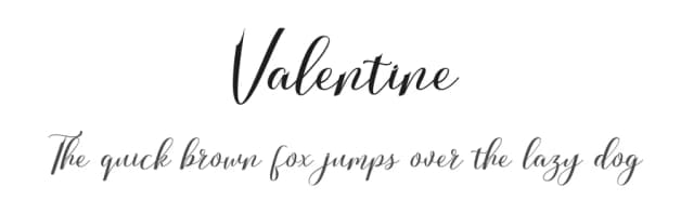 Valentine by HerDesign — Script Handwritten Font