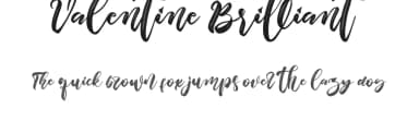 Valentine Brilliant by Abraham Type (AldeDesign Studio) — Script Handwritten Font — thumbnail 1