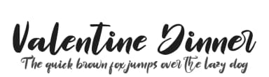 Valentine Dinner by Noftanti Studio — Script Handwritten Font — thumbnail 1