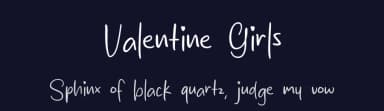 Valentine Girls by MJType — Script Handwritten Font — thumbnail 2