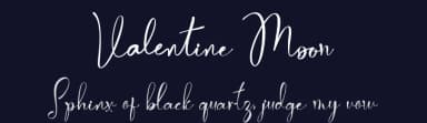 Valentine Moon by Yoga Letter — Script Handwritten Font — thumbnail 2