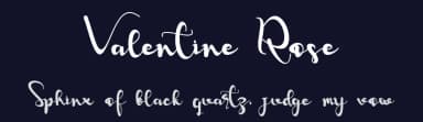 Valentine Rose by Harjuno Kristanto — Script Handwritten Font — thumbnail 2
