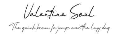 Valentine Soul by Kong Font — Script Handwritten Font — thumbnail 1
