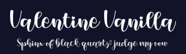 Valentine Vanilla by Sarif Letter — Script Handwritten Font — thumbnail 2