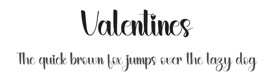 Valentines by Inermedia Studio — Script Handwritten Font