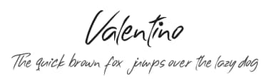 Valentino by Teguh Valentino — Script Handwritten Font — thumbnail 1