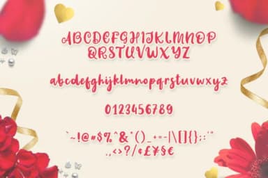 Valentins Trio Font by Khurasan — Script Handwritten Font — thumbnail 8