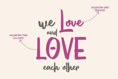 Valentiny Duo Font by goodjavastudio — Script Handwritten Font — thumbnail 2